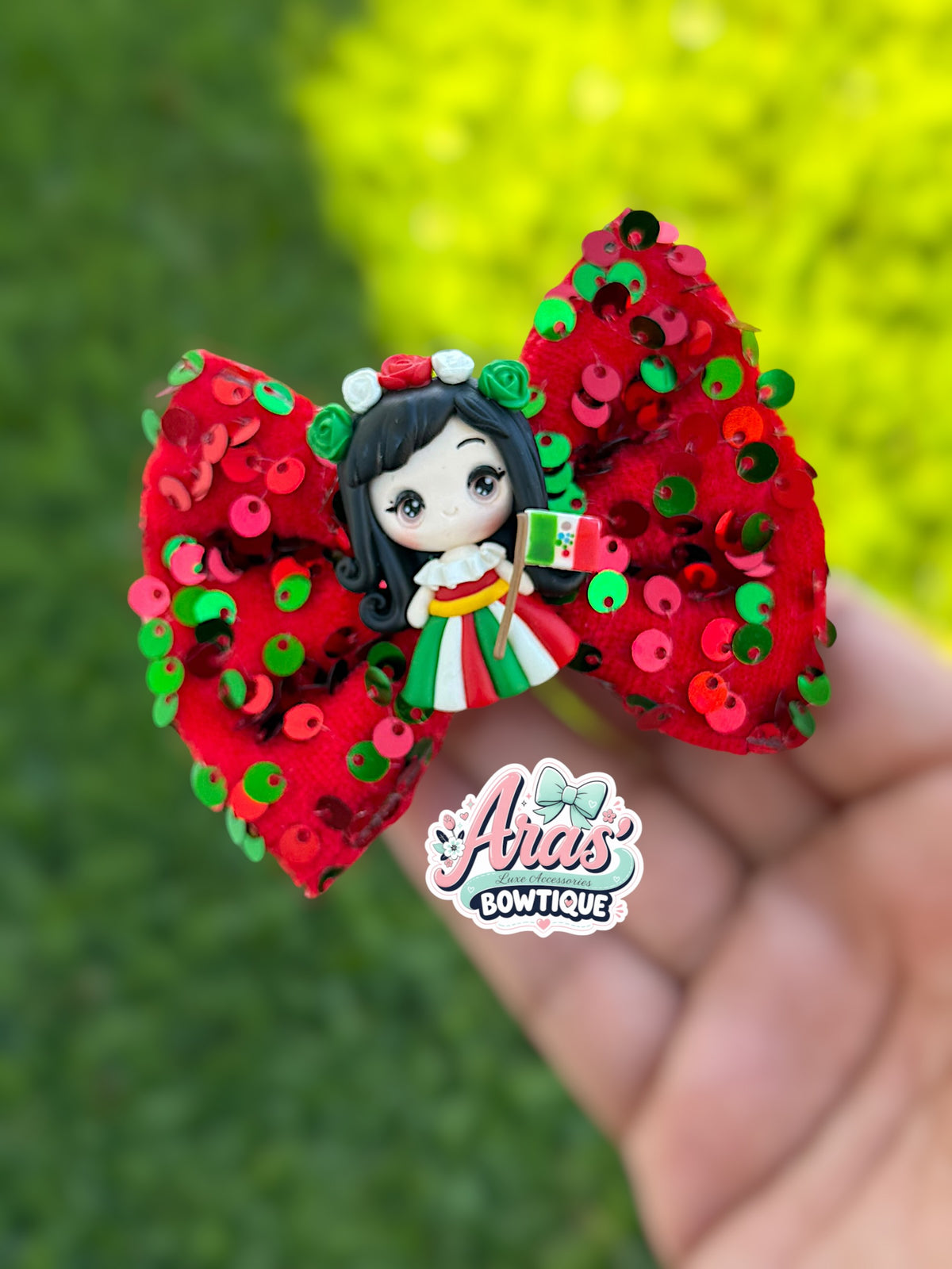 Mexico Flag Bow