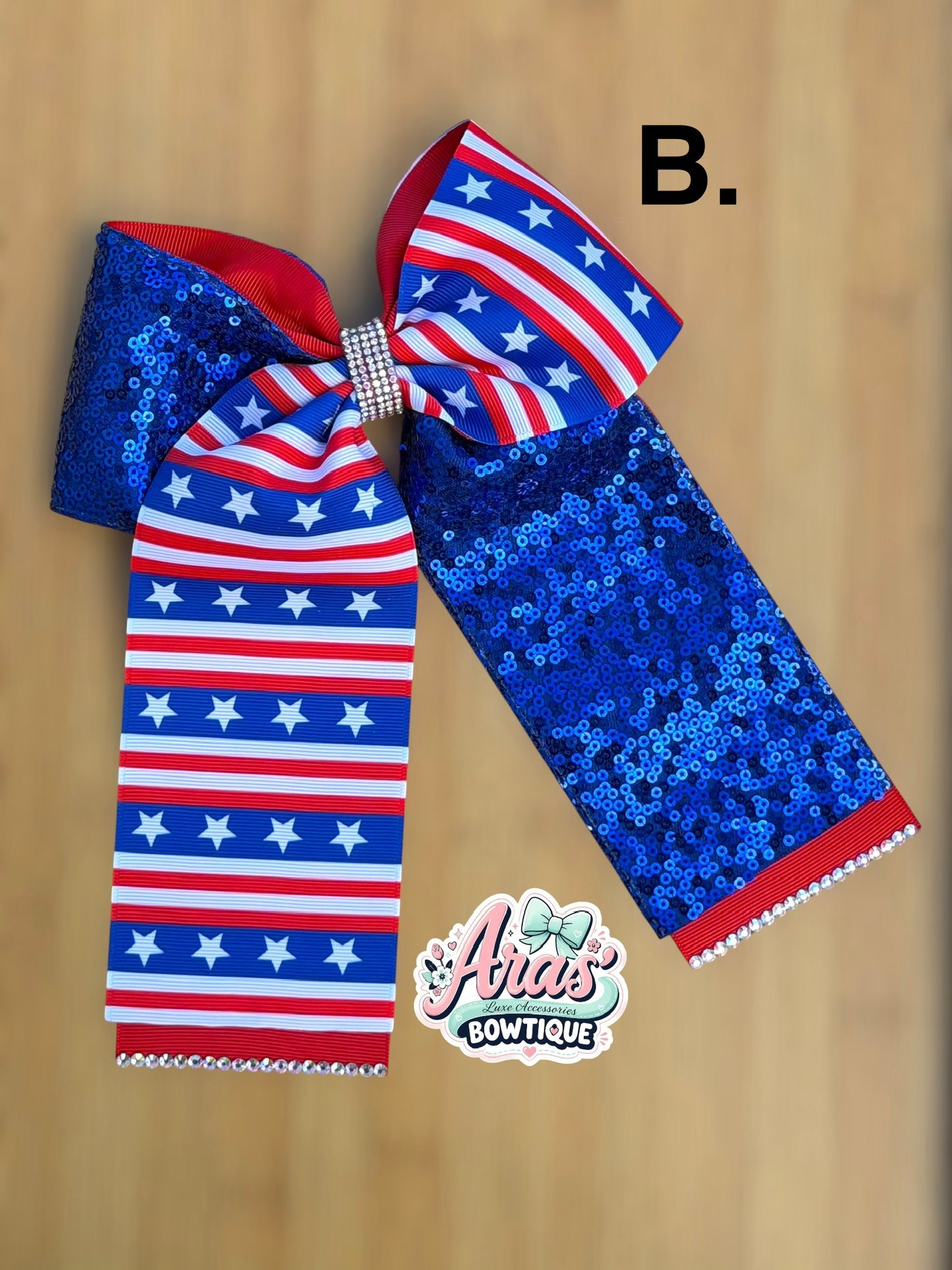 Patriotic Cheer Bow