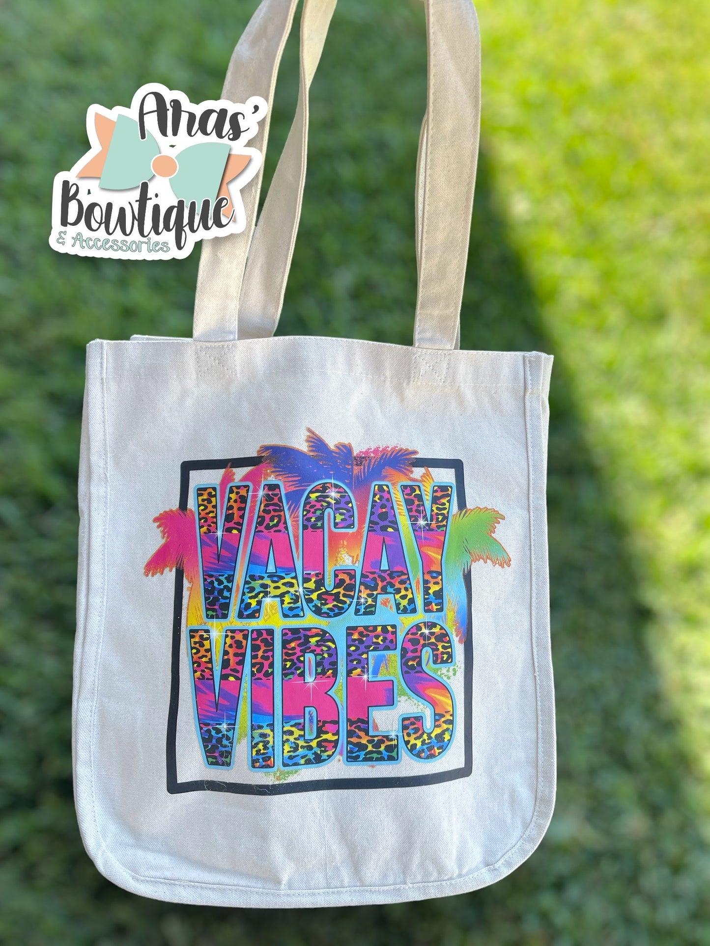 Vacay Vibes Large Tote