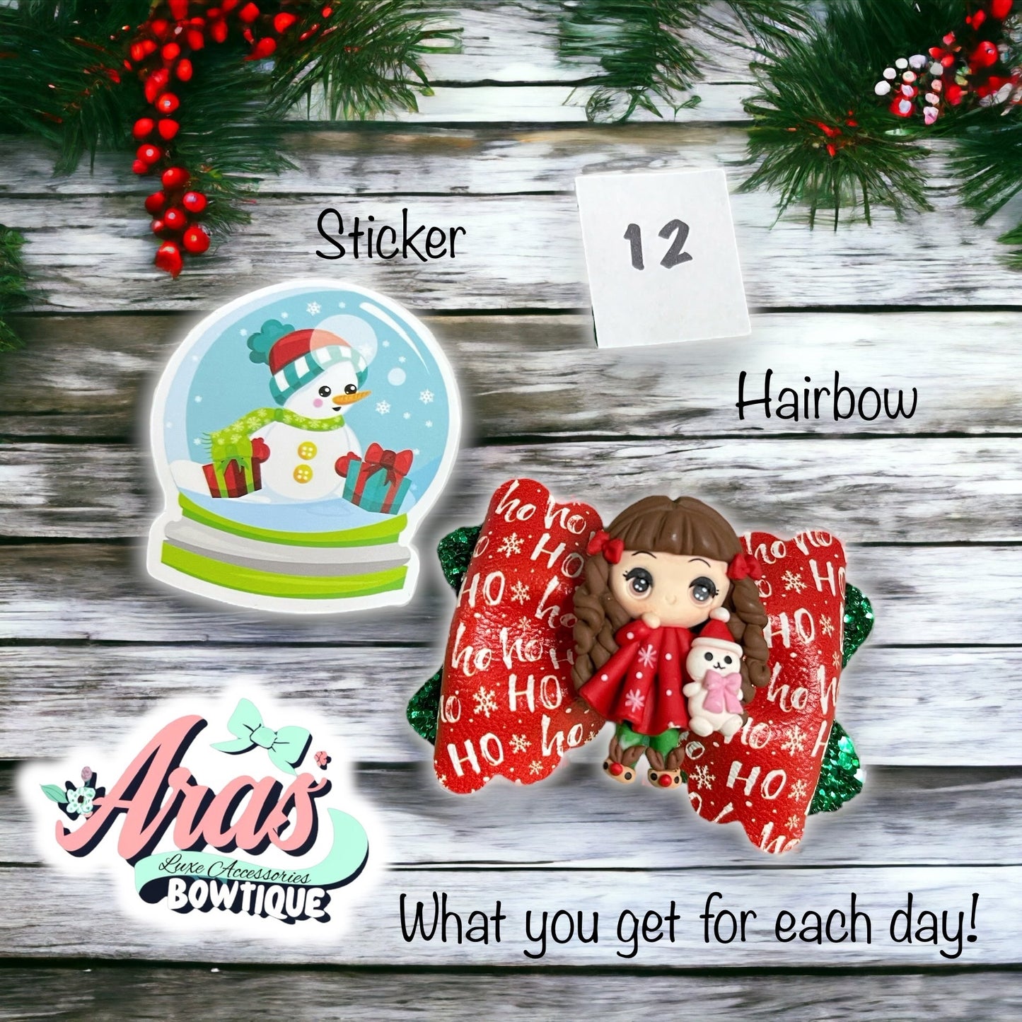 Single Bows Advent Calendar