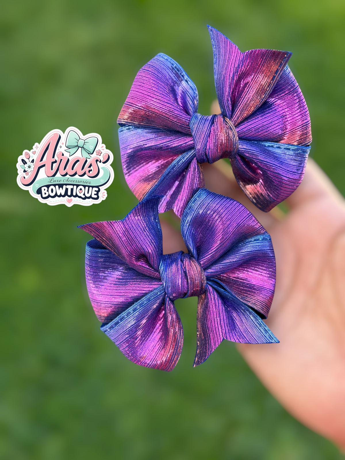 Metallic Twirl Piggies