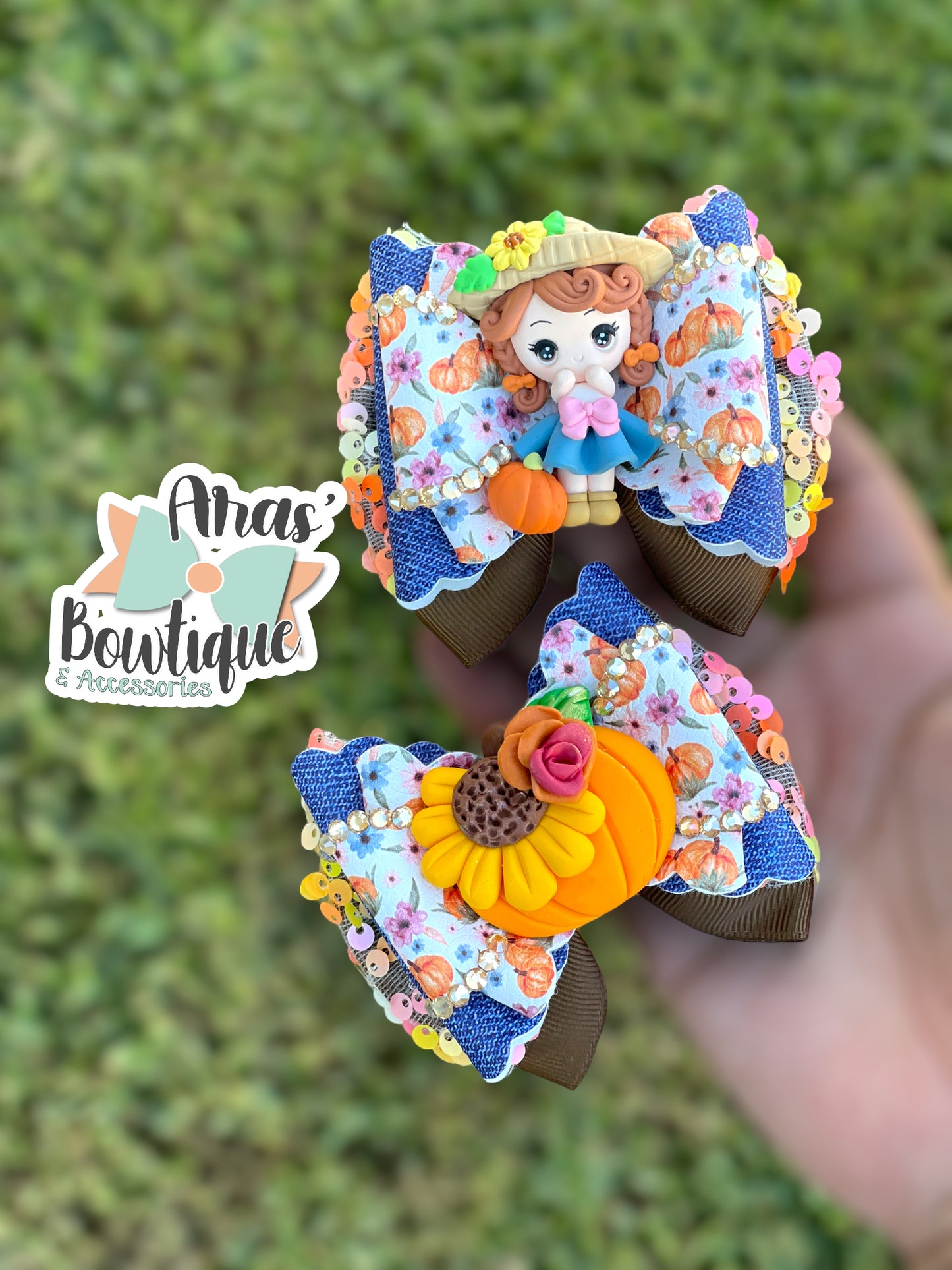 Fall Pumpkin Luxe Piggies