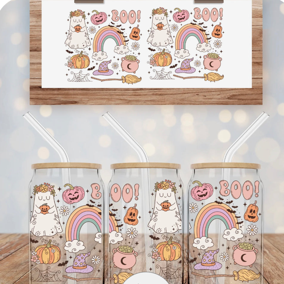 Boo! Glass Cup