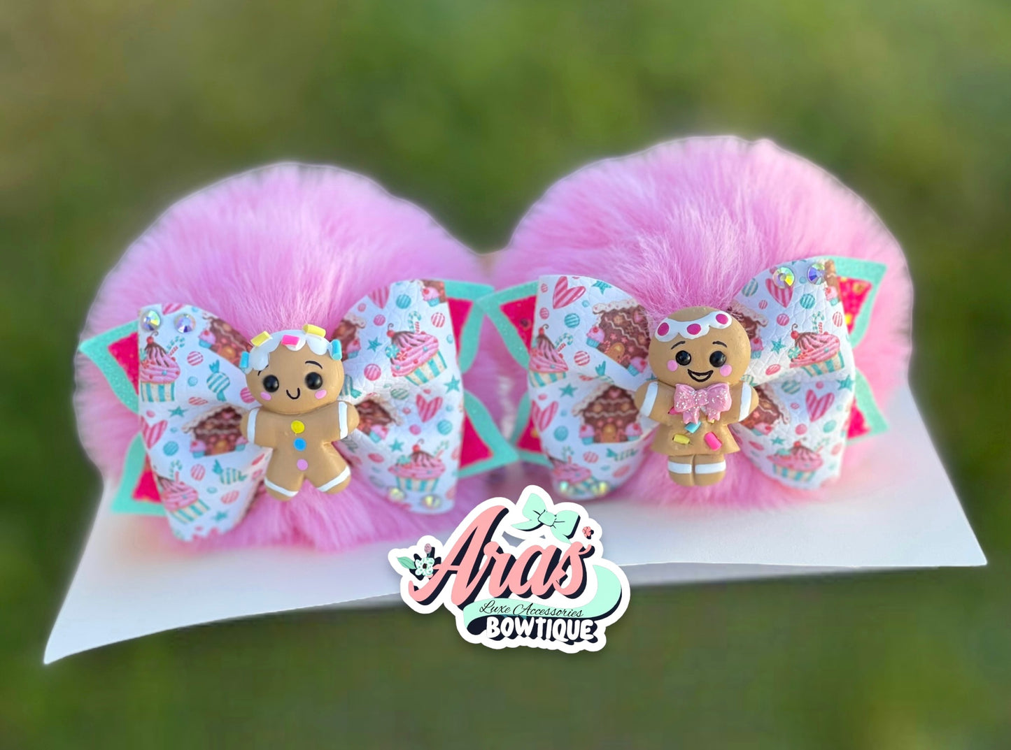 Gingerbread Pom Poms