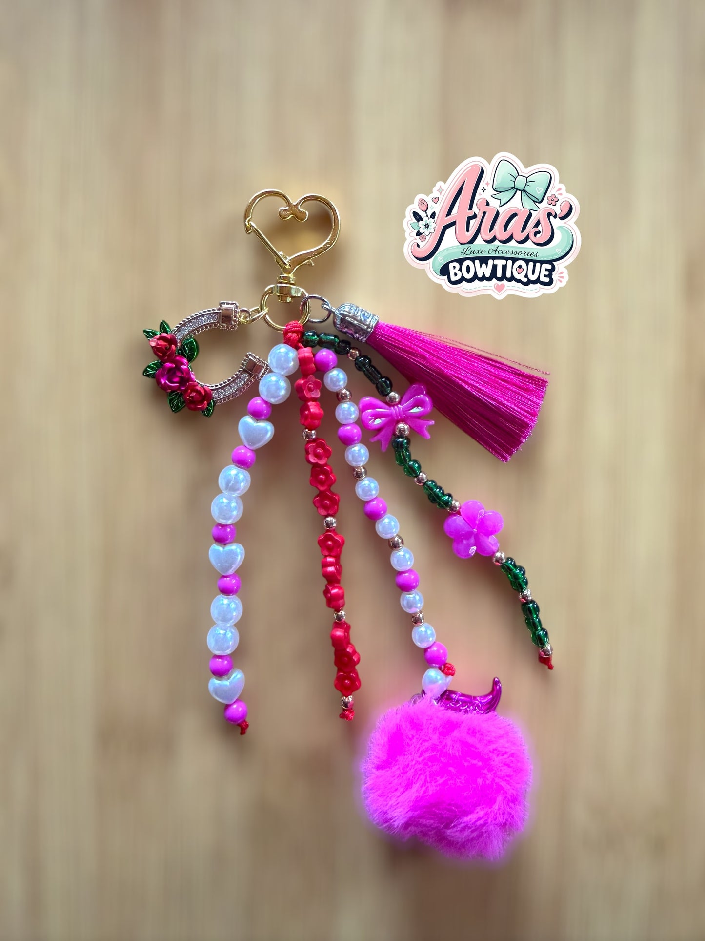 Horseshoe Bag Charm