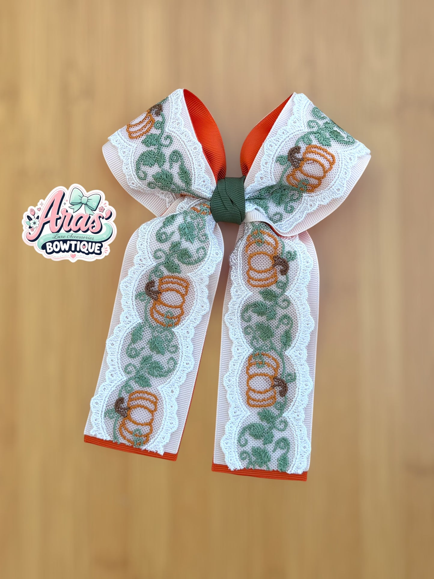 Pumpkin Fall Bow