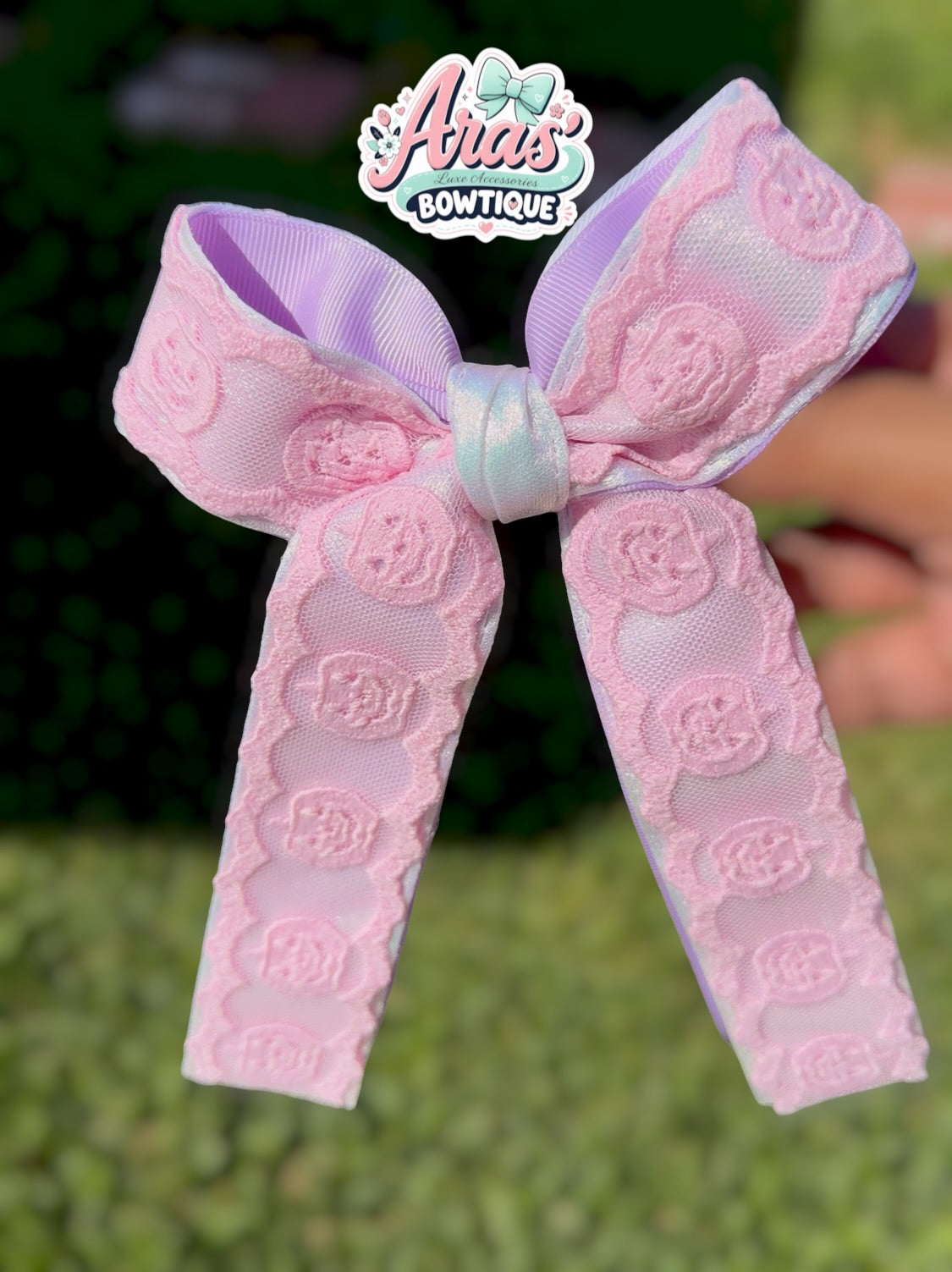 Pink Pumpkin Bow