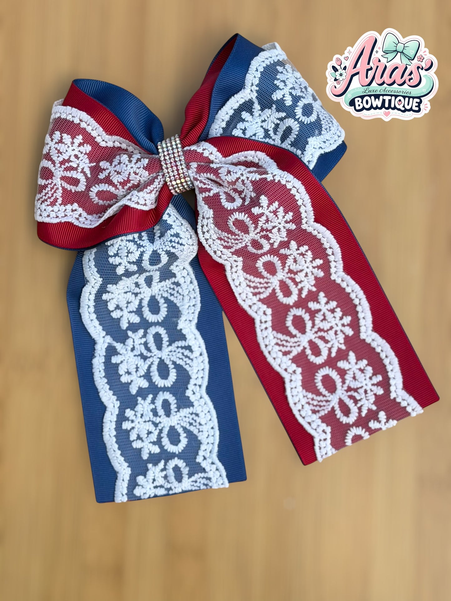 Dainty Patriotic Bow