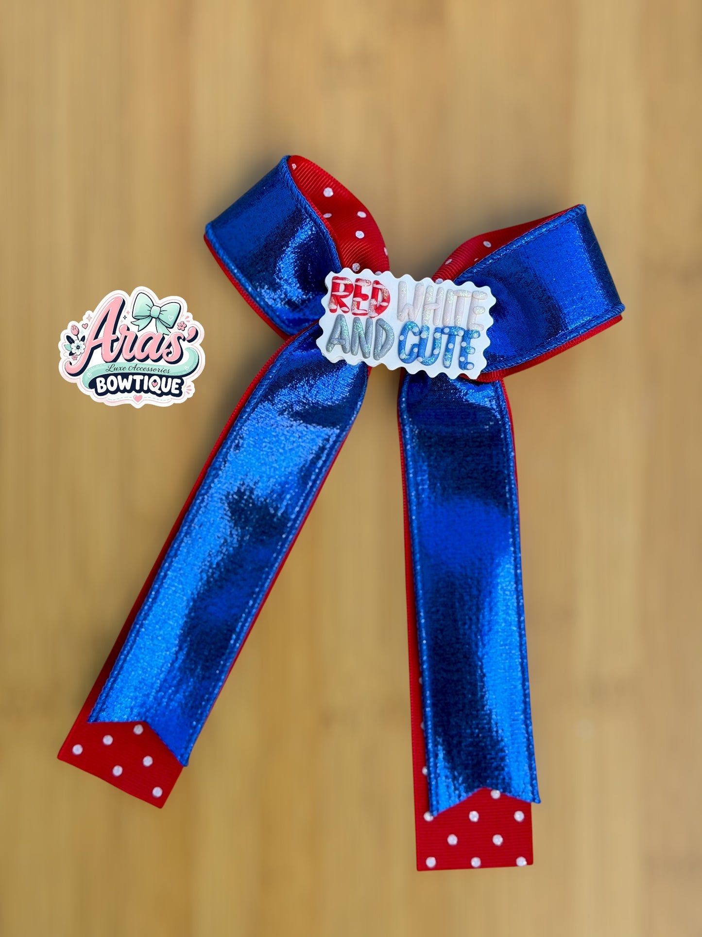 Red White & Cute Bow