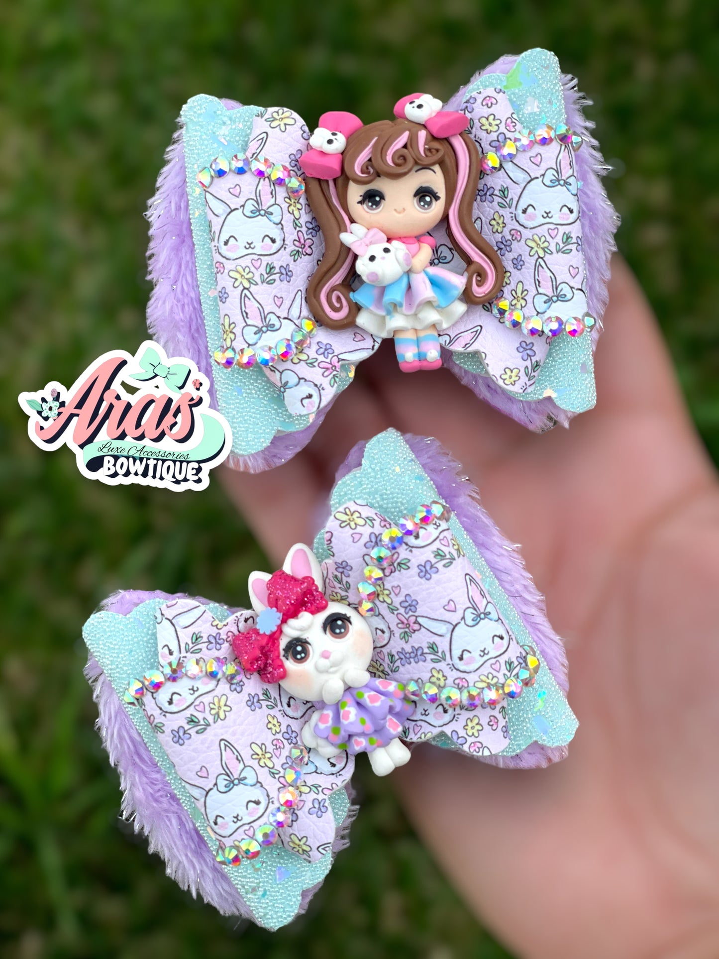 Bunny Girl Luxe Plushy Piggies