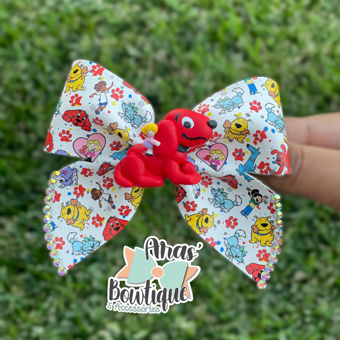 Red Dog- Sailor Bow