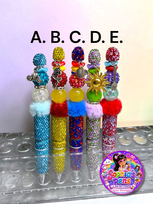 Rhinestone Beaded Pens