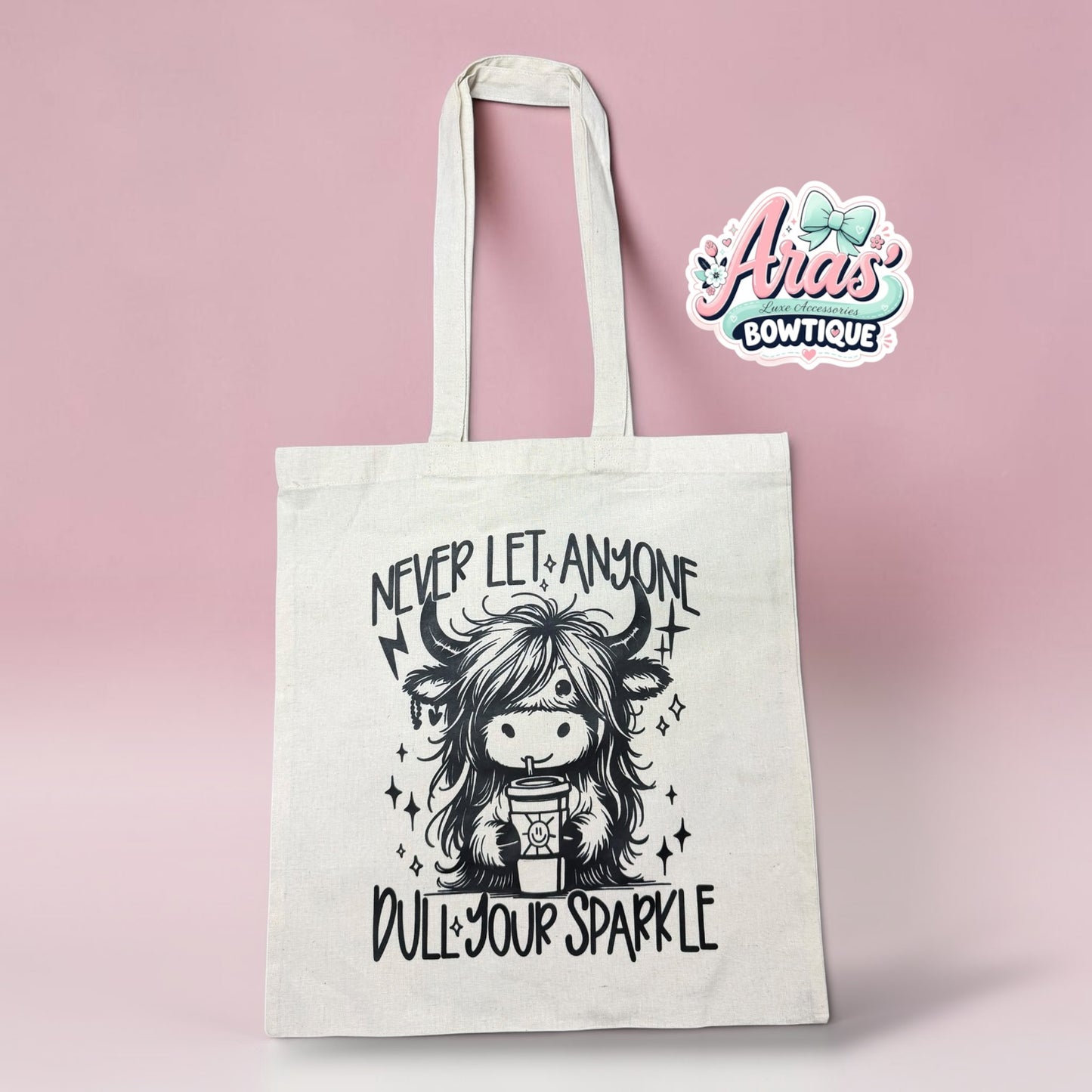 Highland Cow Tote
