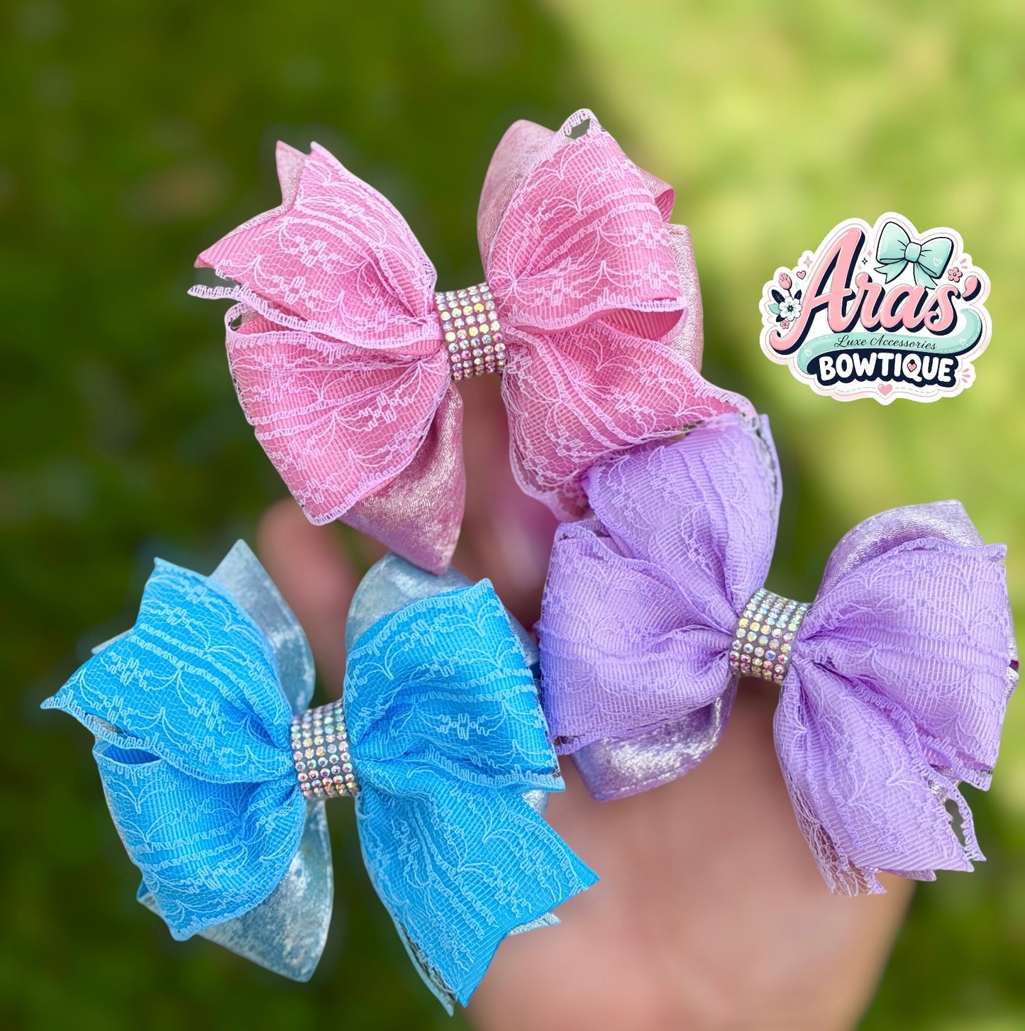 Twirl Bow Set of 3