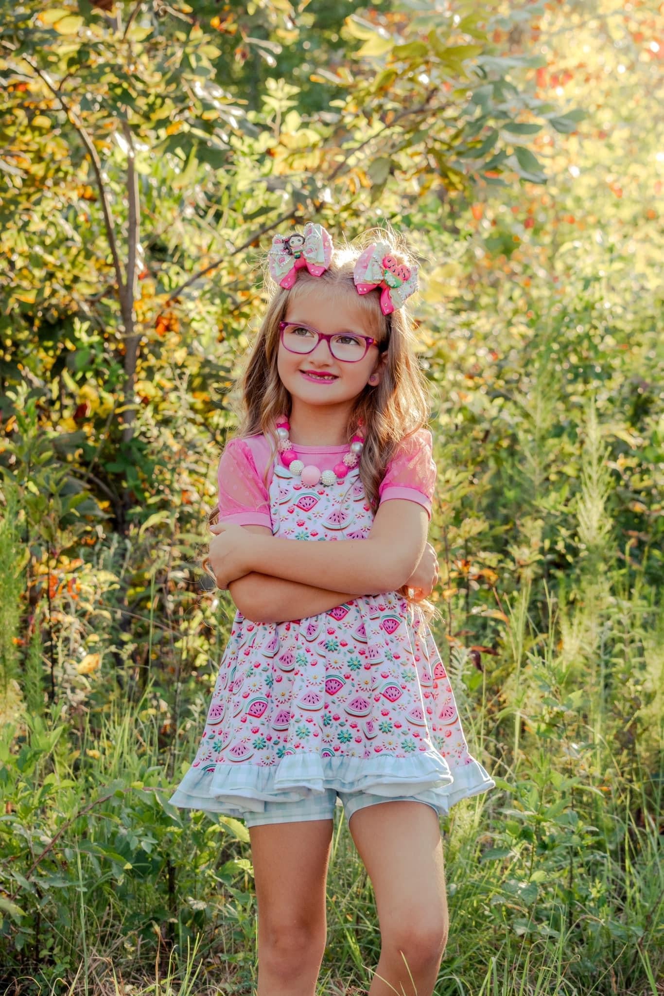 "Melon" Spaghetti Tunic Set