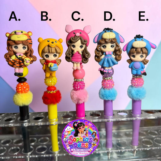 Character Beaded Pens