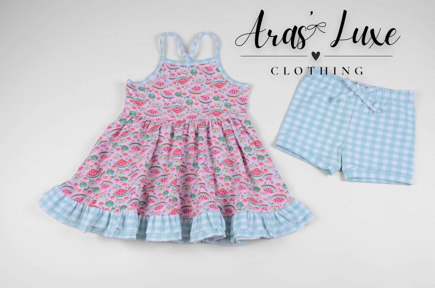 "Melon" Spaghetti Tunic Set