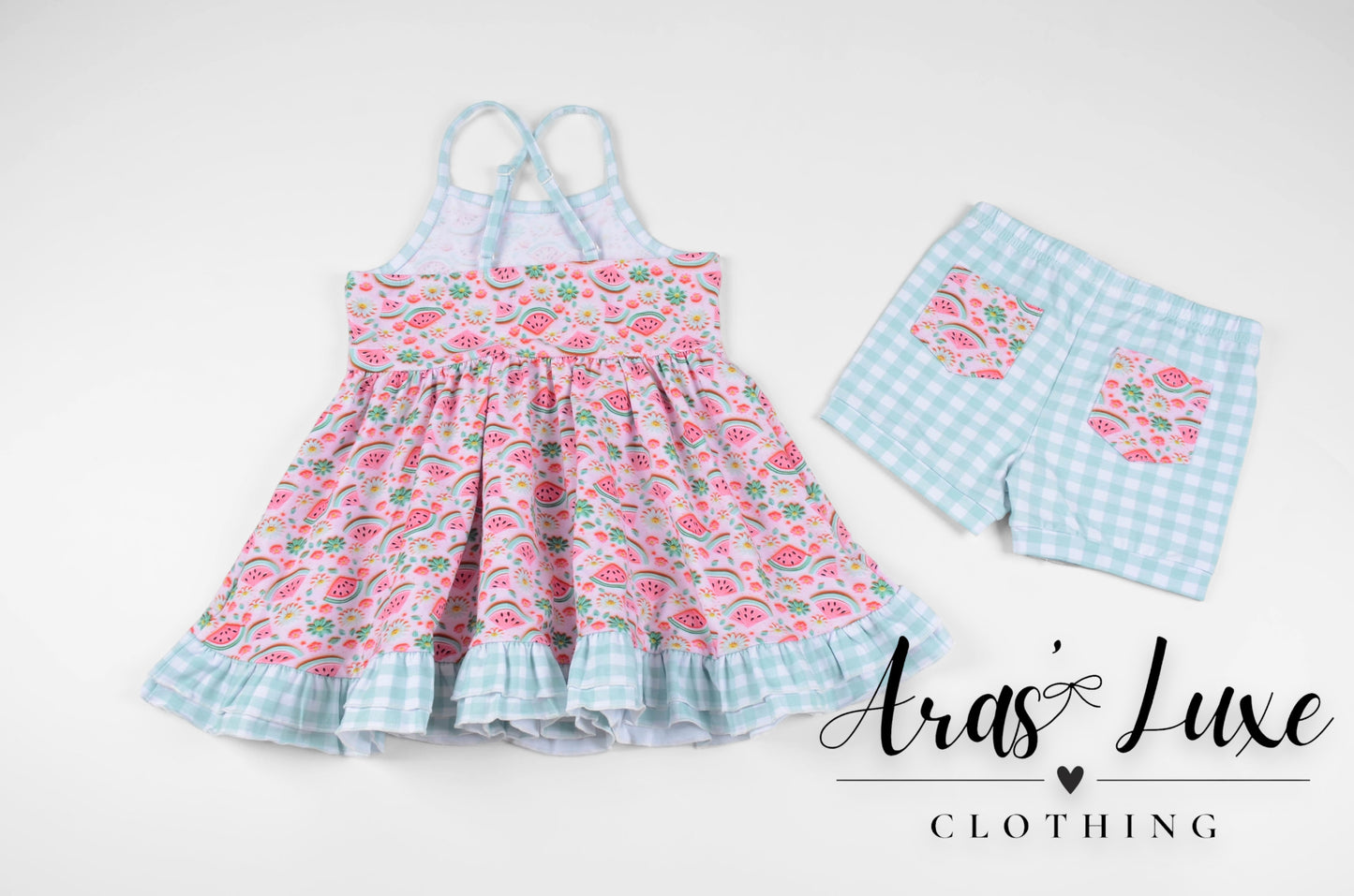 "Melon" Spaghetti Tunic Set