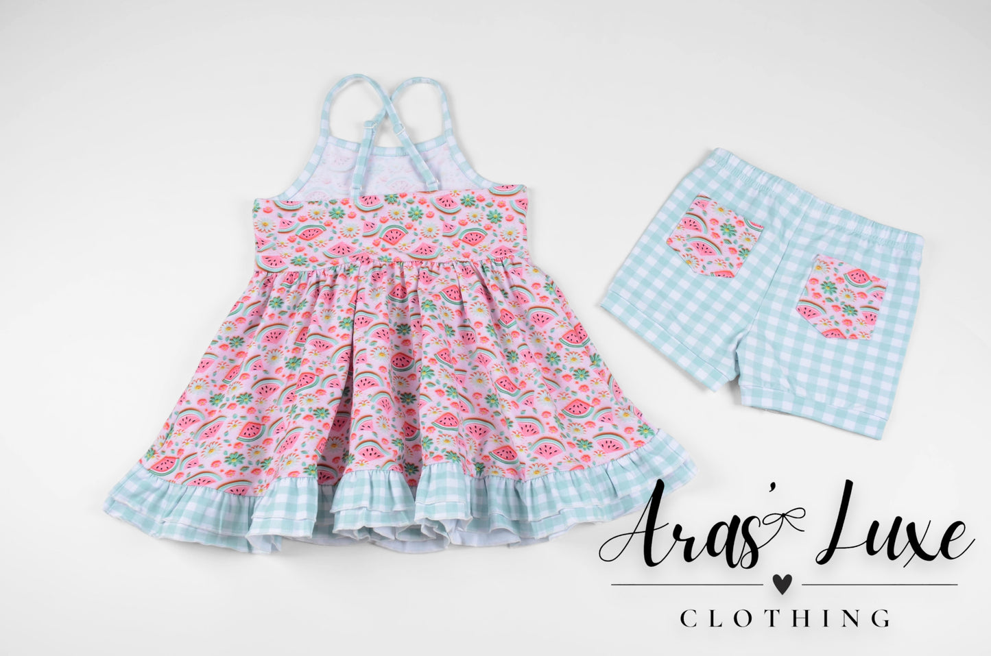 "Melon" Spaghetti Tunic Set