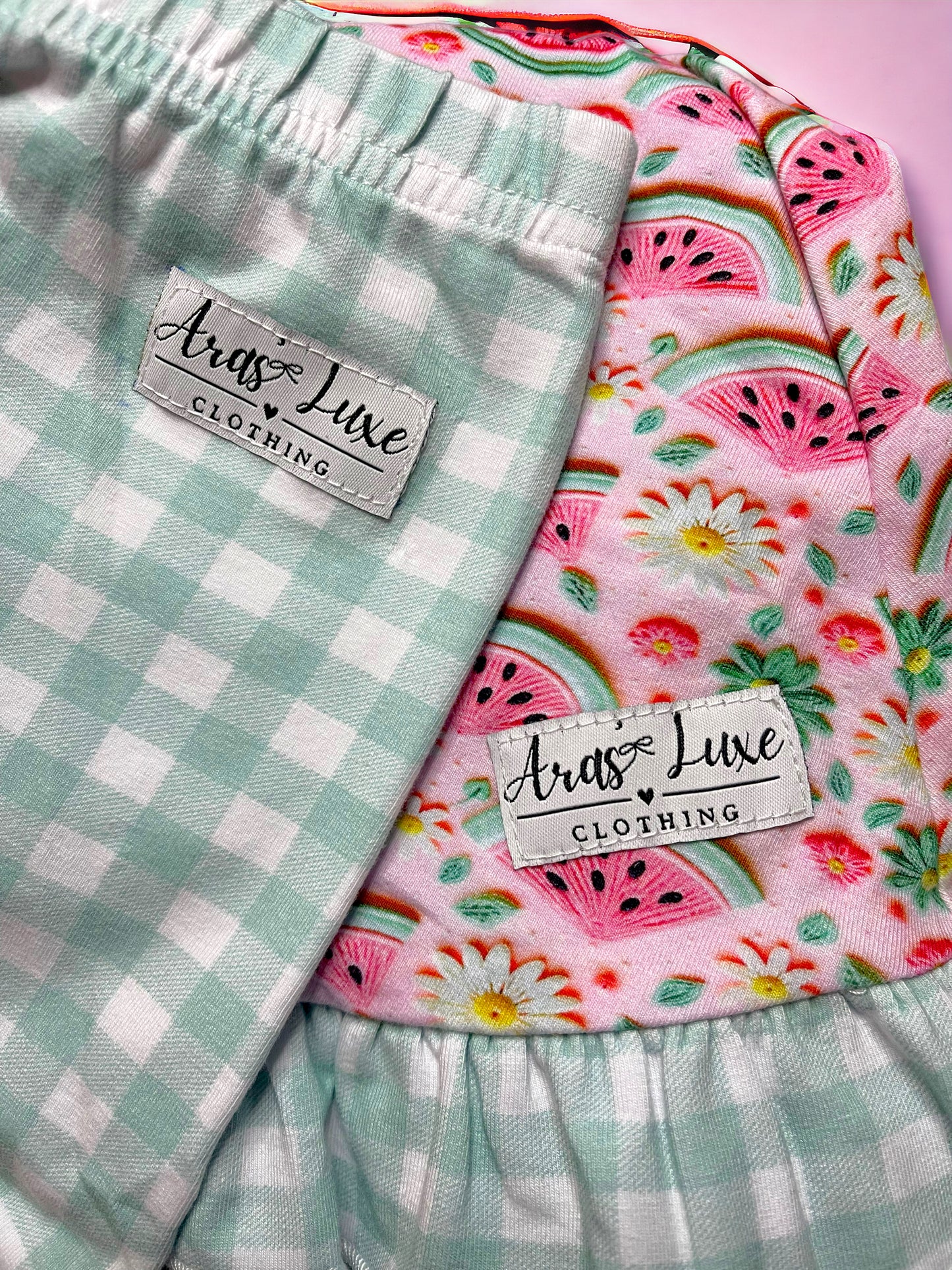 "Melon" Spaghetti Tunic Set