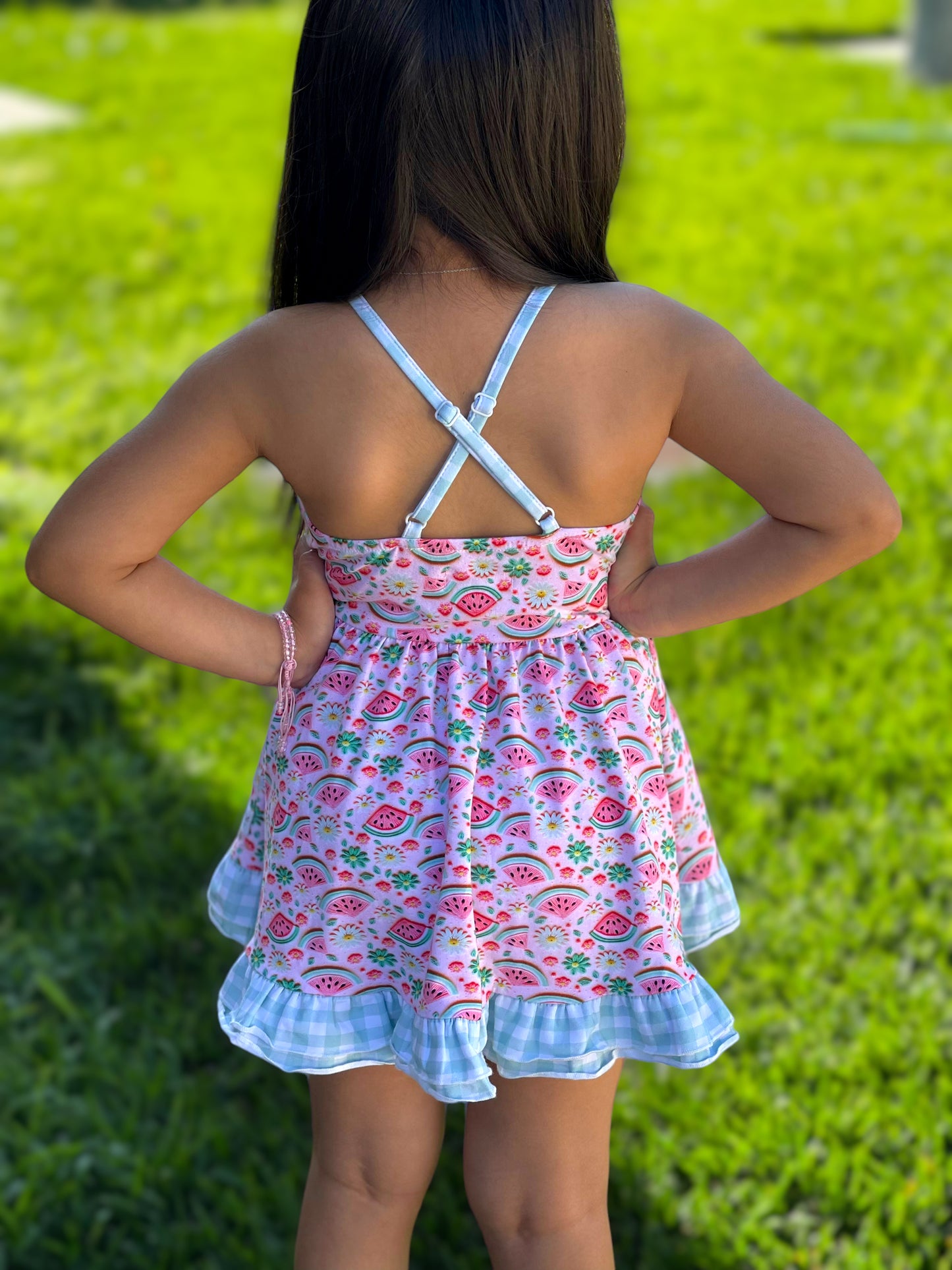 "Melon" Spaghetti Tunic Set