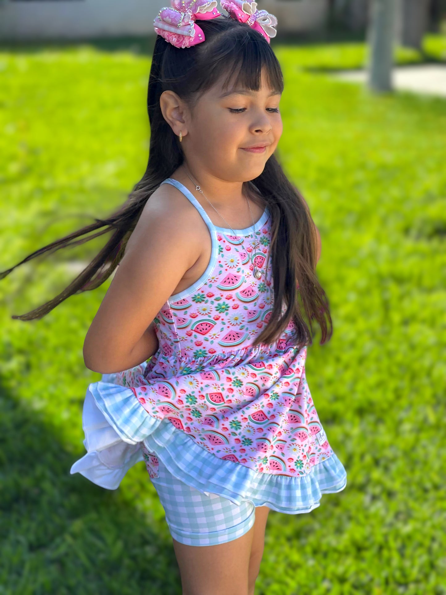 "Melon" Spaghetti Tunic Set