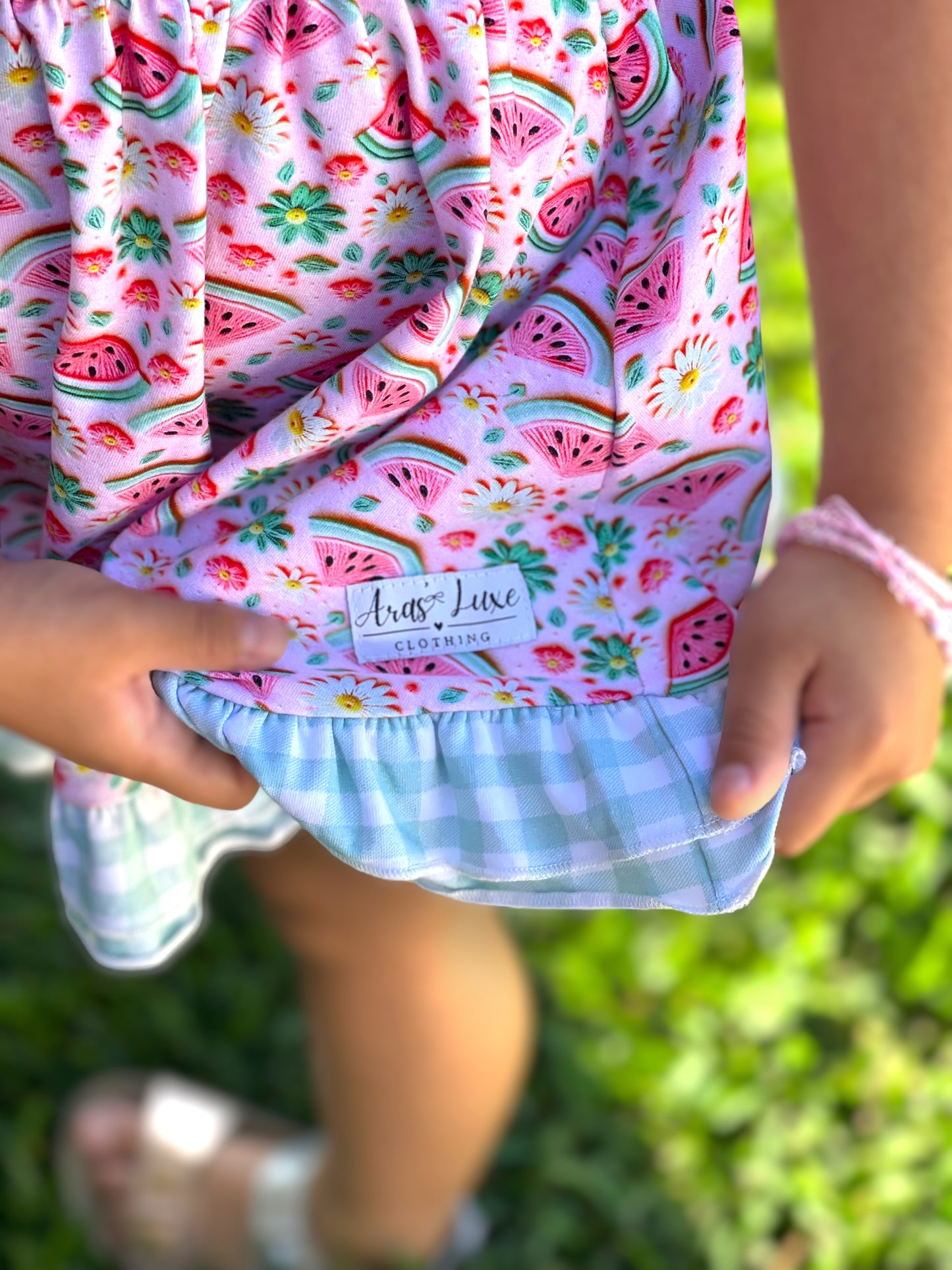 "Melon" Spaghetti Tunic Set
