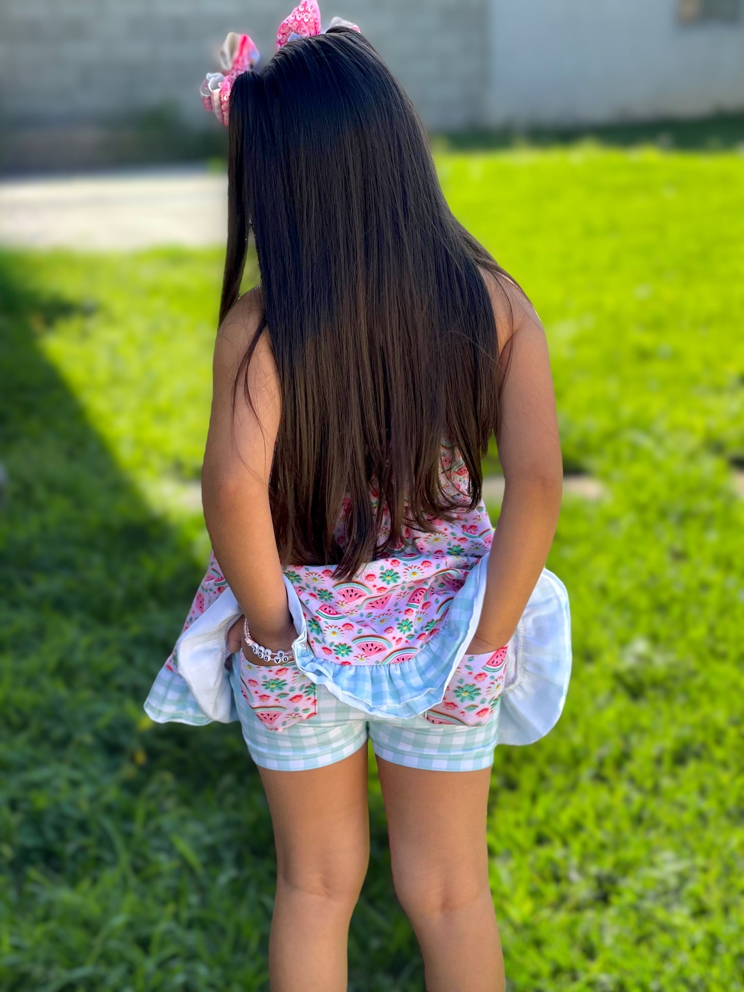 "Melon" Spaghetti Tunic Set