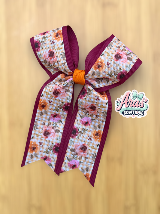 Fall Floral Bow