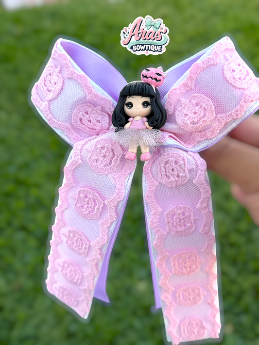 Pink Pumpkin Bow