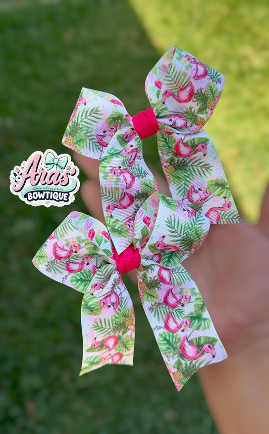 Flamingo Pigtails