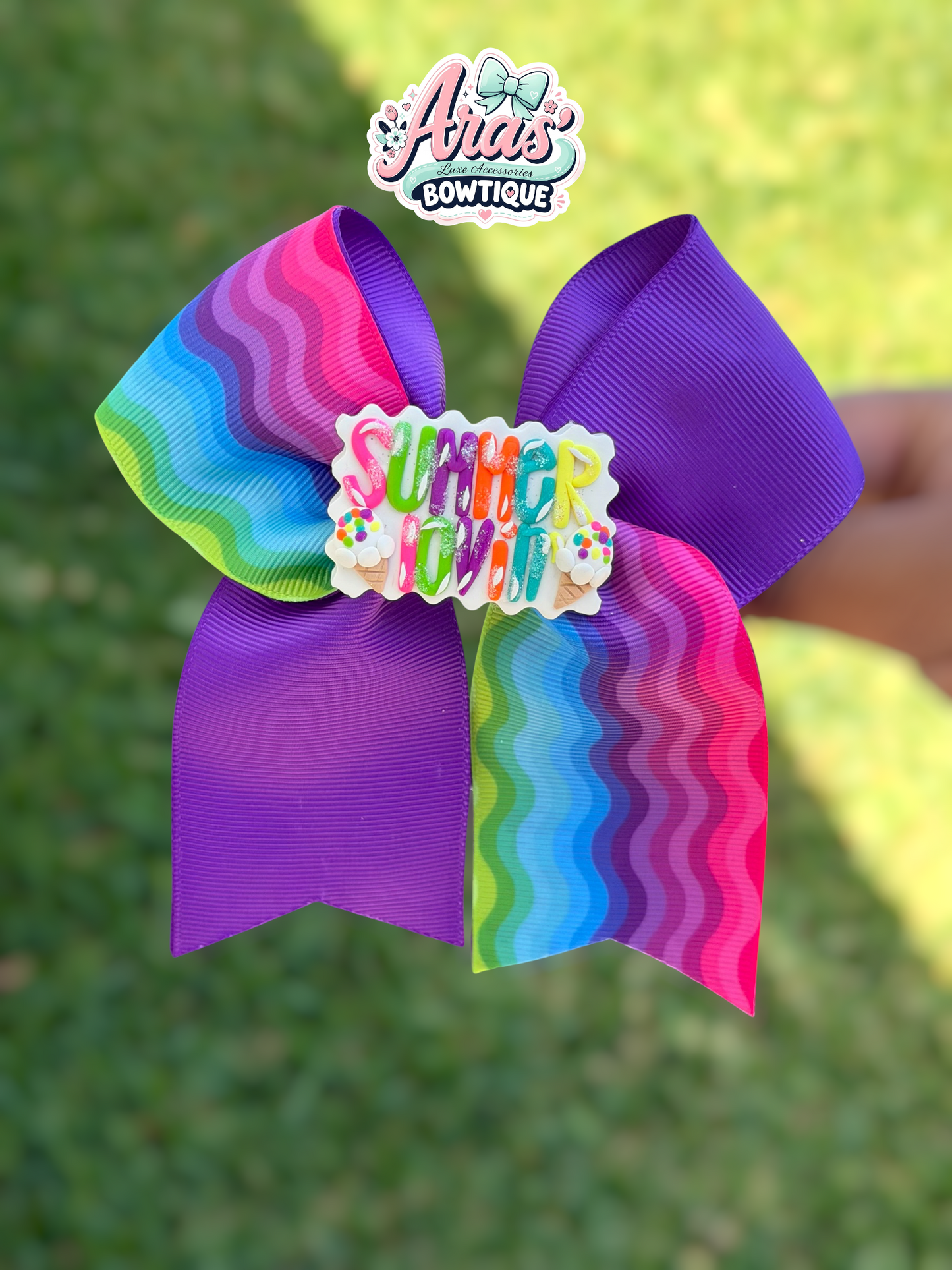 Small Neon Rainbow Summer