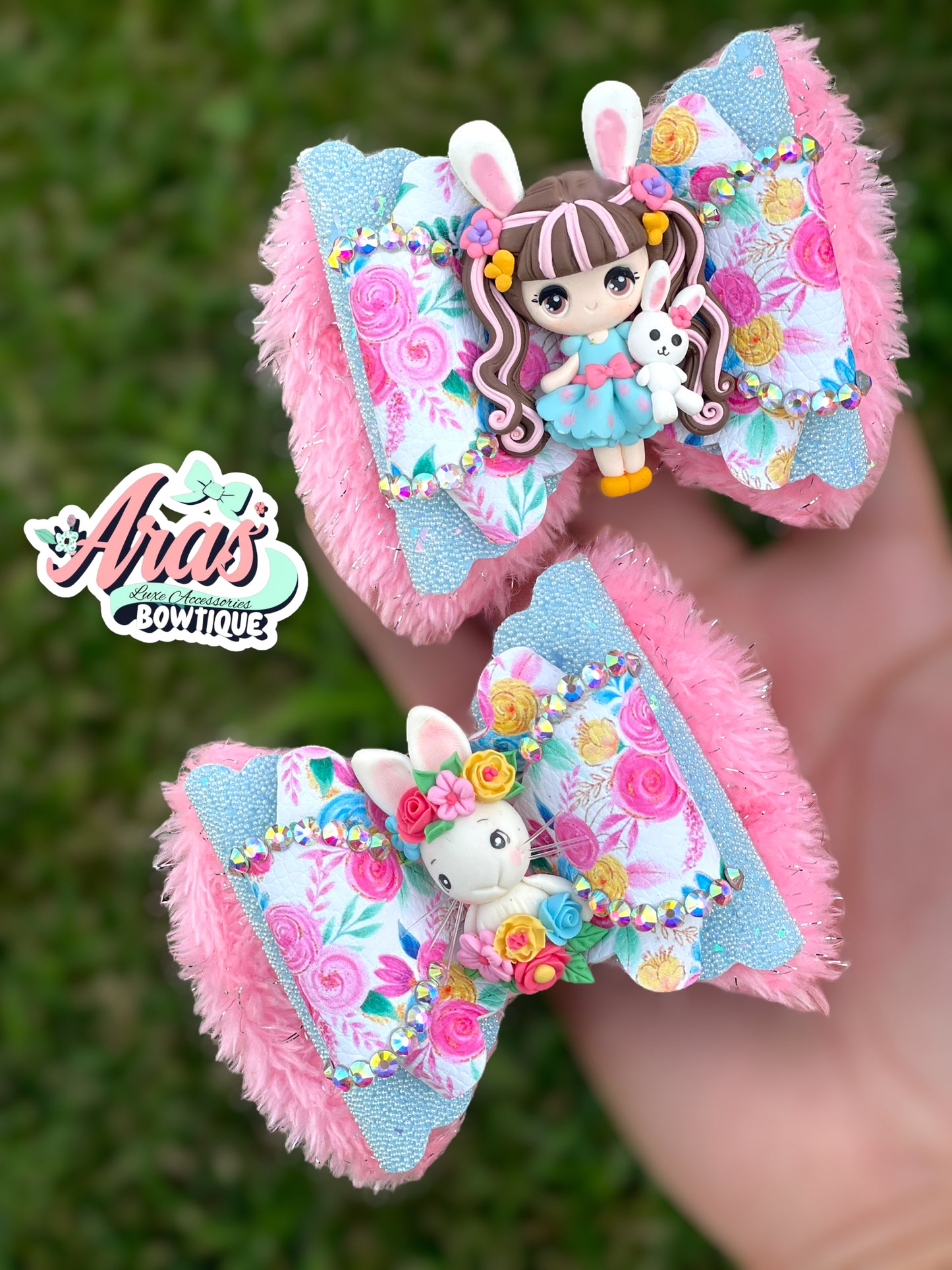 Spring Bunny Luxe Plushy Piggies